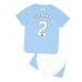Manchester City Kyle Walker #2 Barnkläder Hemma matchtröja till baby 2023-24 Kortärmad (+ Korta byxor) Billigt